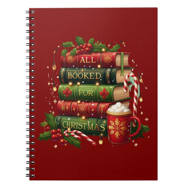 Cuaderno Todo reservado para Navidad (Frente)