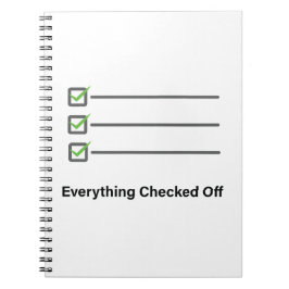 Cuaderno Todo Revisado Minimalista Productividad