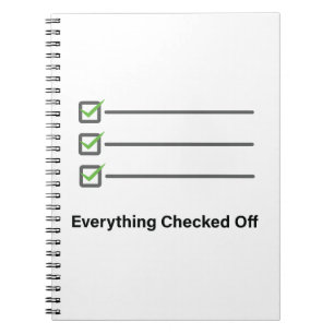 Cuaderno Todo Revisado Minimalista Productividad