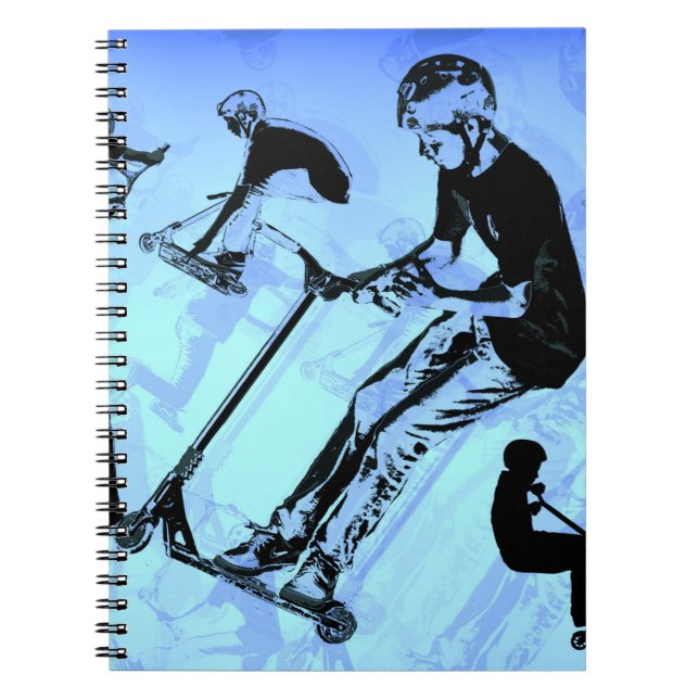 Cuaderno ¡Todo se trata de The Scooter! - Trampas de Scoote (Frente)