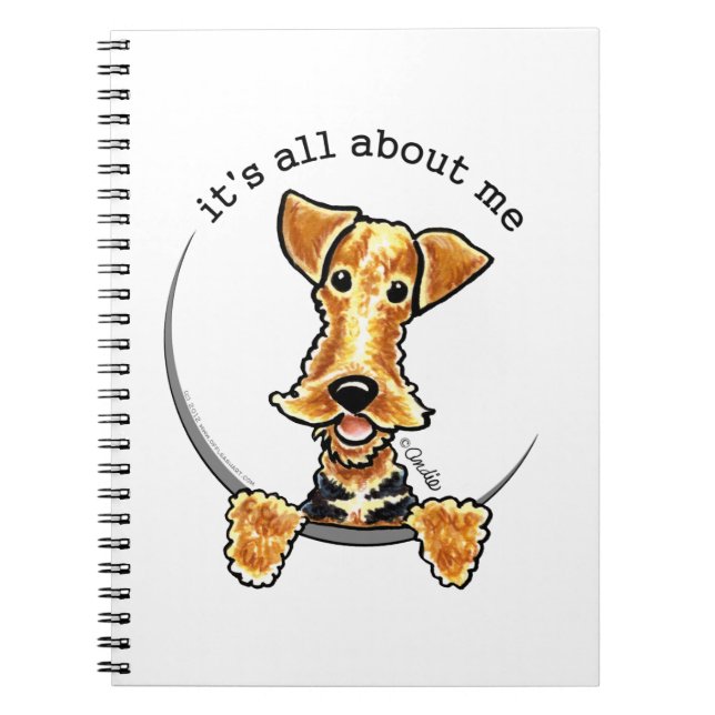 Cuaderno Todo sobre Airedale Terrier (Frente)