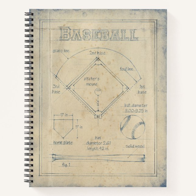 Cuaderno Todo sobre el juego - Béisbol (Anverso)