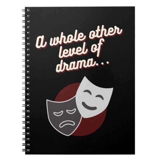 Cuaderno Todo Un Otro Nivel De Drama... (Frente)