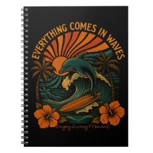 Cuaderno Todo Viene En Olas Retro