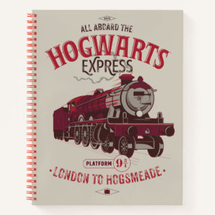 Cuaderno Todos a bordo del Expreso de Hogwarts