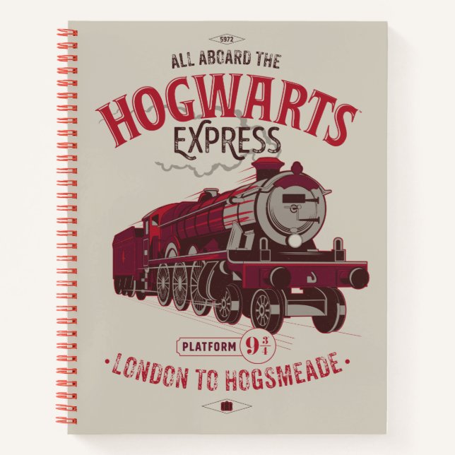 Cuaderno Todos A Bordo Del Hogwarts Express (Anverso)