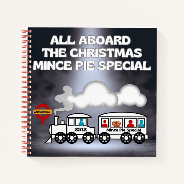 Cuaderno Todos a bordo del Navidad Mince Pie Special (Anverso)