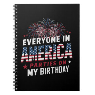 Cuaderno Todos en América se divierten en mi cumpleaños  