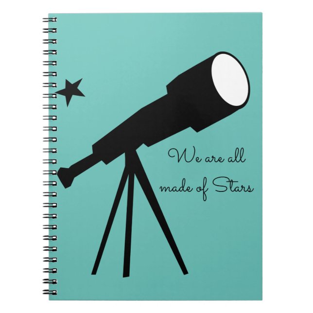 Cuaderno Todos estamos hechos de telescopio Stars (Frente)