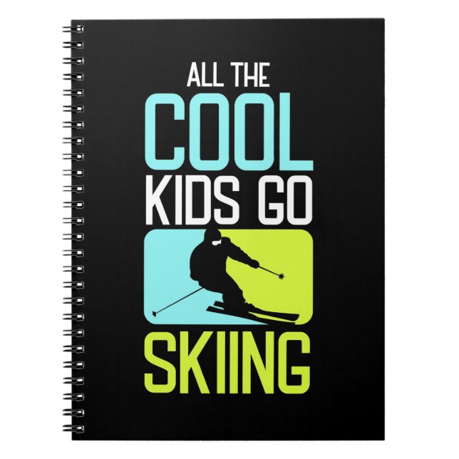 Cuaderno Todos Los Chicos Geniales Van A Esquiar (Frente)