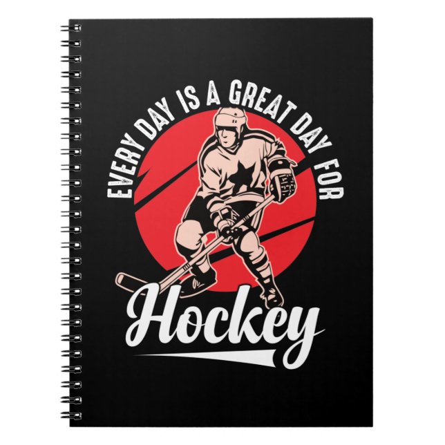 Cuaderno Todos los días es un gran día para el hockey (Frente)