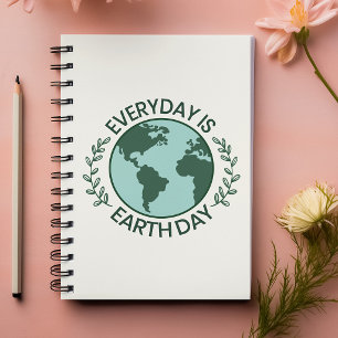 Cuaderno Todos los Días son el Día de la Tierra - Amante de