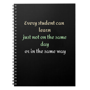 Cuaderno Todos los estudiantes pueden aprender simplemente 