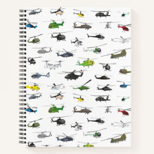 Cuaderno Todos los helicópteros