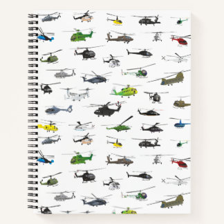 Cuaderno Todos los helicópteros