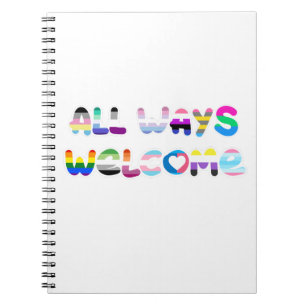 Cuaderno Todos los modos bienvenida a la inclusión LGBTQIA+