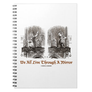 Cuaderno Todos Vivimos A Través De Un Espejo (Alicia Del Pa