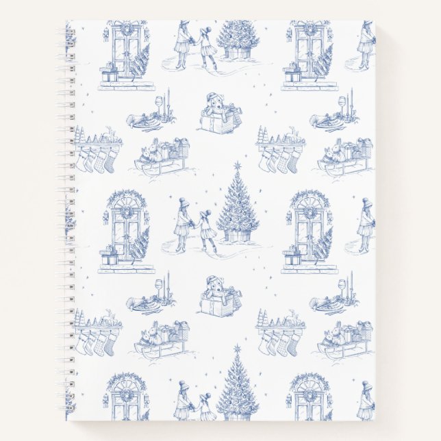 Cuaderno Toile Blue White Navidades (Anverso)
