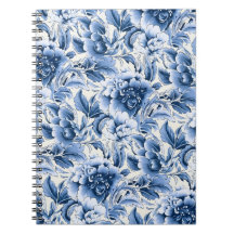 Toile francesa y toile de Jouy. Azul.