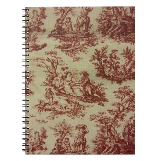 Cuaderno Toile rosado (Frente)