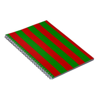 Cuaderno Toksie Turbie Navidad Verde Rayas Rojas