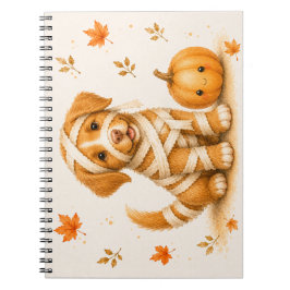 Cuaderno Tolling Retriever Momia Halloween