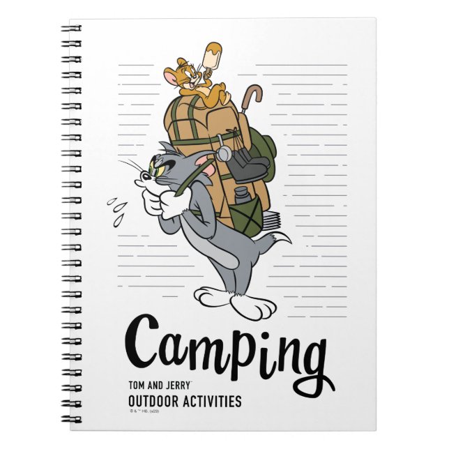 Cuaderno Tom y Jerry Camping (Frente)