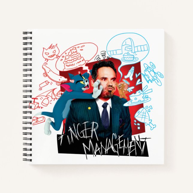 Cuaderno Tom y Jerry con terraza - Manejo de la ira (Anverso)