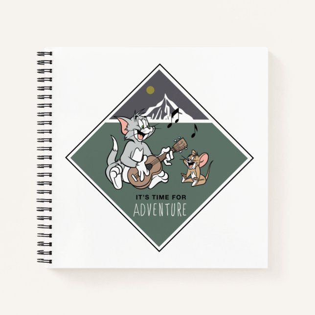 Cuaderno Tom y Jerry "es hora de la aventura" (Anverso)