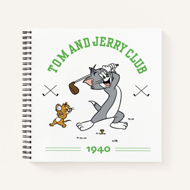 Cuaderno Tom y Jerry Golfing Club 1940 (Anverso)
