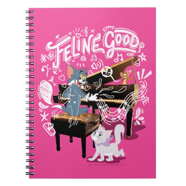 Cuaderno Tom y Jerry Play Piano - Feline Good (Frente)