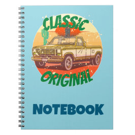 Cuaderno Toma de estilo clásico vintage original