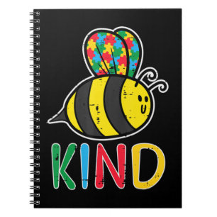 Cuaderno Toma esta divertida camiseta Puzzle Bee Kind para