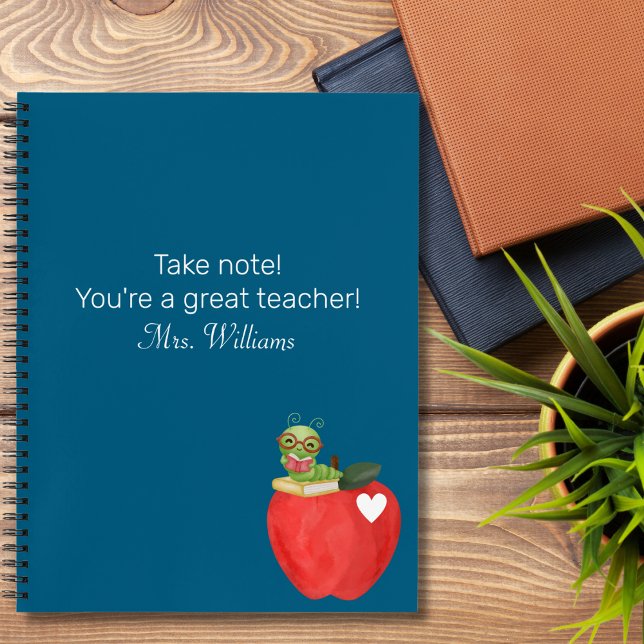 Cuaderno Toma nota Eres un gran maestro, Agradecimiento a m (Subido por el creador)