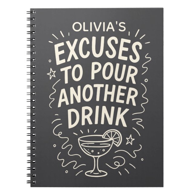 Cuaderno Tomar Humor Adulto Gracioso Personalizado (Frente)