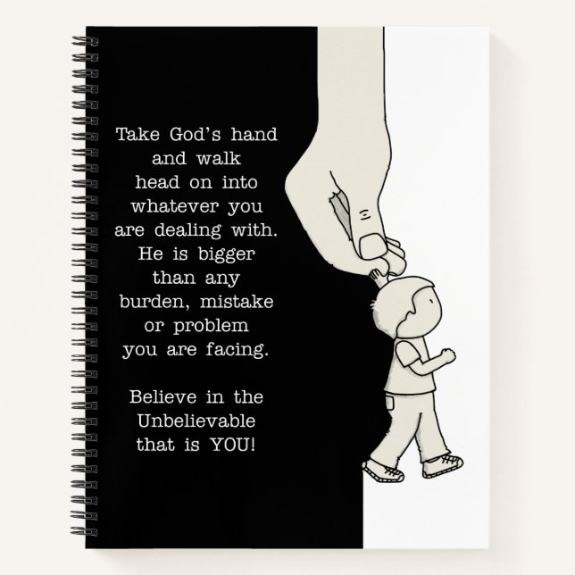Cuaderno Tomar la mano de Dios (Anverso)