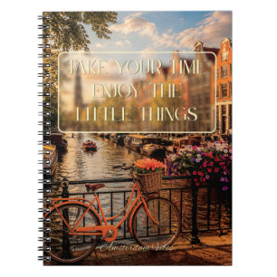 Cuaderno Tómate Tu Tiempo Disfruta de las Pequeñas Cosas Am