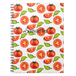 Cuaderno Tomates Y Leafas De Oregano