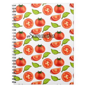 Cuaderno Tomates Y Leafas De Oregano