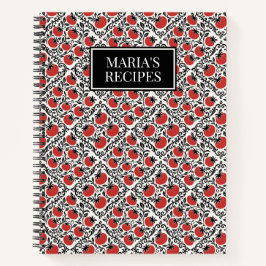 Cuaderno Tomato Rustic Farmhouse French Country Recipe