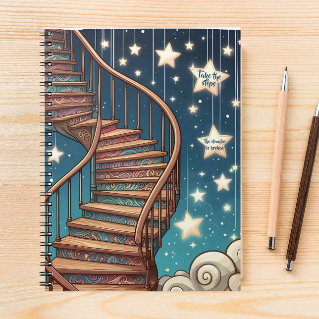 Cuaderno Tome las escaleras el ascensor está roto - Trabajo (Subido por el creador)