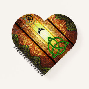 Cuaderno Tomo pagano de hechizos de magia oscura Wicca y br