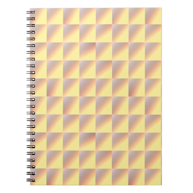 Cuaderno Tone-on-tone squares. (Frente)