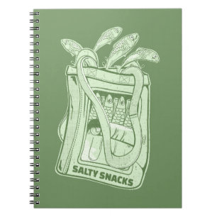 Cuaderno Tonelada de tentempié salado de sardinas