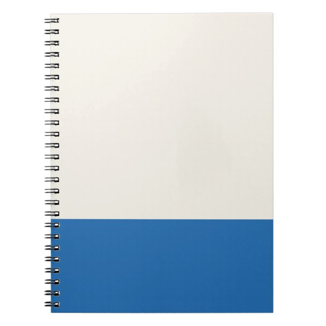 Cuaderno Tono beige y azul (Frente)