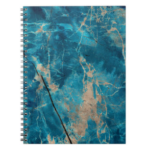 Cuaderno Tono de Aqua en mármol de ónice