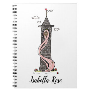 Cuaderno Tono de piel oscura de la princesa Rapunzel person