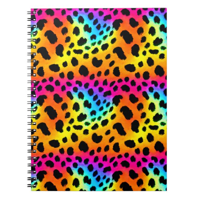 Cuaderno Tonos arcoiris chitas sin mar (Frente)
