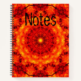 Cuaderno Tonos de Naranja dorado | Mandala Art