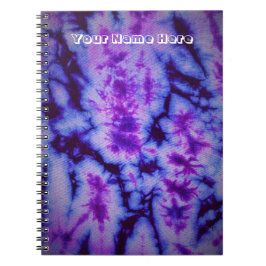Cuaderno Tonos de tinte de abeto morado y azul